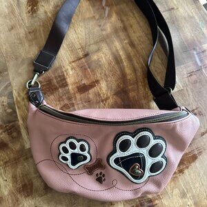 CHALA RFID Protected Crossbody Purse/Belt Bag with Two Adjustable Straps